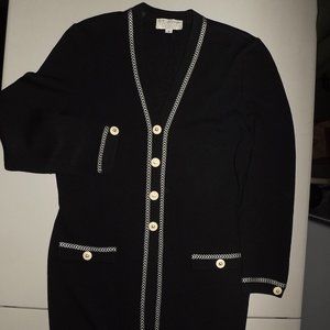 ST. JOHN COLLECTION BUTTON FRONT  LUXURY WOOL JACKET size 12 T126